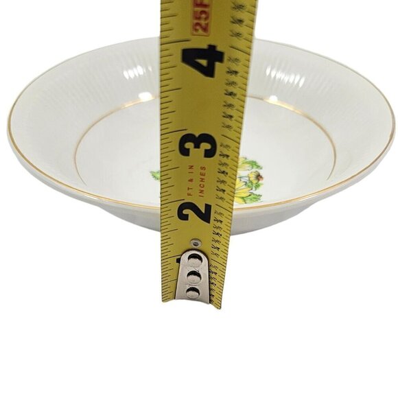 Staffordshire England Summertime Coupe Cereal Salad Soup Bowls – Set of 4 - Picture 7 of 16